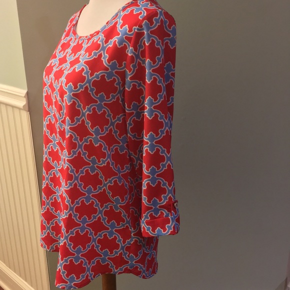 🎉 NWOT | NEWBURY KUSTOM 3/4 SLEEVE BLOUSE 🎉 - Picture 4 of 8